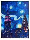 Starry Night In New York-M Bleichner-Laminated Art Print
