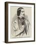 M Bottesini, the Contrabassist-Charles Baugniet-Framed Giclee Print