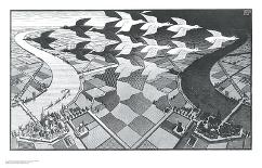 Eye-M^ C^ Escher-Art Print
