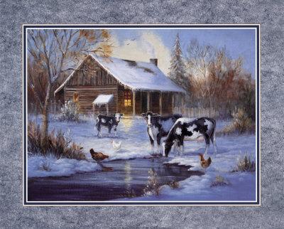Winter Farm Prints M Caroselli Allposters Com