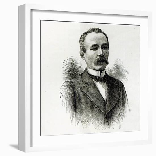 M. Clemenceau, from 'Leisure Hour', 1891-null-Framed Giclee Print