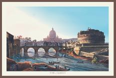 Ponte Lugano-M. Dubourg-Art Print