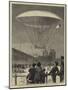 M Dupuy De Lome's New Navigating Balloon, the Ascent at Fort Vincennes-null-Mounted Giclee Print
