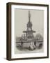 M Durene's Fountain in the Horticultural Society's Gardens-null-Framed Giclee Print