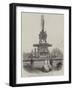 M Durene's Fountain in the Horticultural Society's Gardens-null-Framed Giclee Print