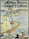 Poster Promoting the St. Malo and St. Servan Regatta, C.1895-M.E. Renault-Framed Stretched Canvas
