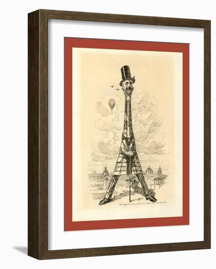 M. Eiffel, Our Artist's Latest Tour De Force, June 29, 1889-Edward Linley Sambourne-Framed Giclee Print