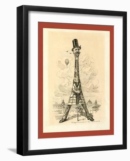 M. Eiffel, Our Artist's Latest Tour De Force, June 29, 1889-Edward Linley Sambourne-Framed Giclee Print