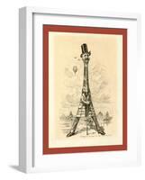 M. Eiffel, Our Artist's Latest Tour De Force, June 29, 1889-Edward Linley Sambourne-Framed Giclee Print