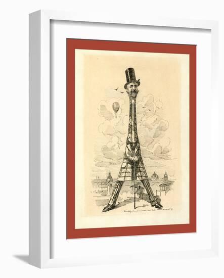 M. Eiffel, Our Artist's Latest Tour De Force, June 29, 1889-Edward Linley Sambourne-Framed Giclee Print