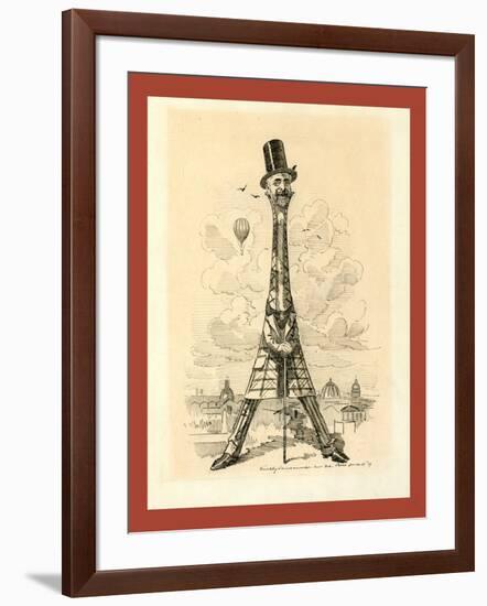 M. Eiffel, Our Artist's Latest Tour De Force, June 29, 1889-Edward Linley Sambourne-Framed Giclee Print