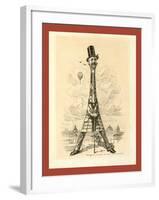 M. Eiffel, Our Artist's Latest Tour De Force, June 29, 1889-Edward Linley Sambourne-Framed Giclee Print