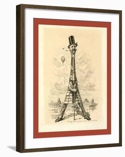 M. Eiffel, Our Artist's Latest Tour De Force, June 29, 1889-Edward Linley Sambourne-Framed Giclee Print