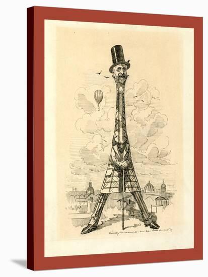 M. Eiffel, Our Artist's Latest Tour De Force, June 29, 1889-Edward Linley Sambourne-Stretched Canvas