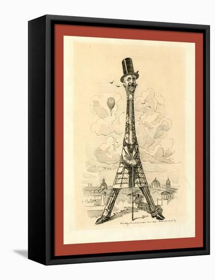 M. Eiffel, Our Artist's Latest Tour De Force, June 29, 1889-Edward Linley Sambourne-Framed Stretched Canvas