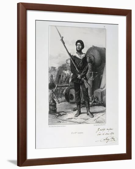 M Et Mme Josephine, Siege of Paris, Franco-Prussian War, 1870-Auguste Bry-Framed Giclee Print