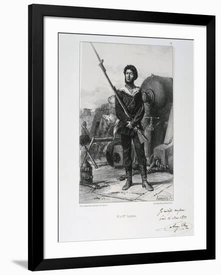 M Et Mme Josephine, Siege of Paris, Franco-Prussian War, 1870-Auguste Bry-Framed Giclee Print