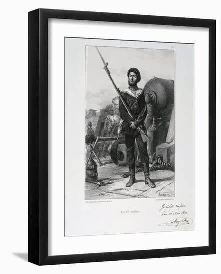 M Et Mme Josephine, Siege of Paris, Franco-Prussian War, 1870-Auguste Bry-Framed Giclee Print