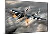 M F Winter Lockheed P-38 Lightning WWII Photo Print Poster-null-Mounted Poster
