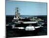 M F Winter USS Harry Truman US Navy Aircraft Art Print Poster-null-Mounted Poster