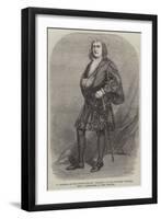 M Fechter in the Character of Hamlet, at the Princess' Theatre-null-Framed Giclee Print