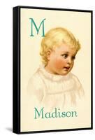 M for Madison-Ida Waugh-Framed Stretched Canvas