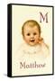 M for Matthew-Ida Waugh-Framed Stretched Canvas