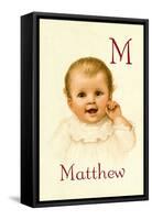 M for Matthew-Ida Waugh-Framed Stretched Canvas