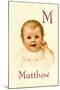 M for Matthew-Ida Waugh-Mounted Art Print