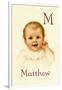 M for Matthew-Ida Waugh-Framed Art Print