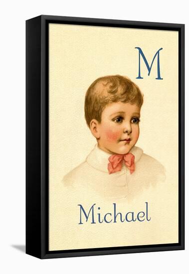 M for Michael-Ida Waugh-Framed Stretched Canvas