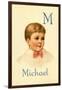 M for Michael-Ida Waugh-Framed Art Print