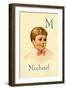 M for Michael-Ida Waugh-Framed Art Print