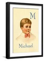 M for Michael-Ida Waugh-Framed Art Print