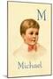 M for Michael-Ida Waugh-Mounted Art Print