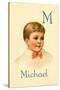 M for Michael-Ida Waugh-Stretched Canvas