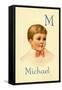 M for Michael-Ida Waugh-Framed Stretched Canvas