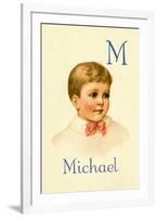 M for Michael-Ida Waugh-Framed Art Print