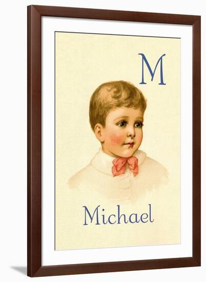 M for Michael-Ida Waugh-Framed Art Print