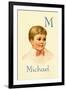 M for Michael-Ida Waugh-Framed Art Print