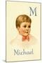 M for Michael-Ida Waugh-Mounted Art Print