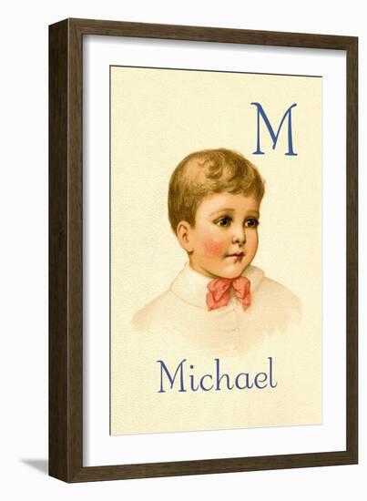 M for Michael-Ida Waugh-Framed Art Print