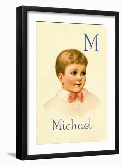 M for Michael-Ida Waugh-Framed Art Print