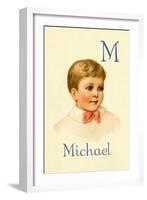 M for Michael-Ida Waugh-Framed Art Print