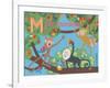 M for Monkey-Clare Beaton-Framed Giclee Print