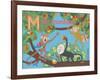 M for Monkey-Clare Beaton-Framed Giclee Print