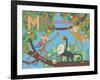 M for Monkey-Clare Beaton-Framed Giclee Print