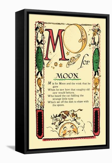 M for Moon-Tony Sarge-Framed Stretched Canvas