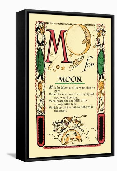 M for Moon-Tony Sarge-Framed Stretched Canvas