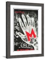 M, German Movie Poster, 1931-null-Framed Art Print